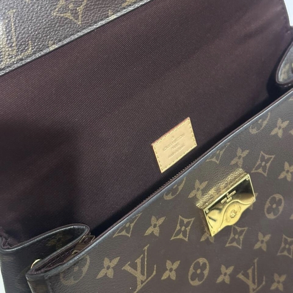 Louis Vuitton Brown Monogram Satchel - Picture 7 of 7